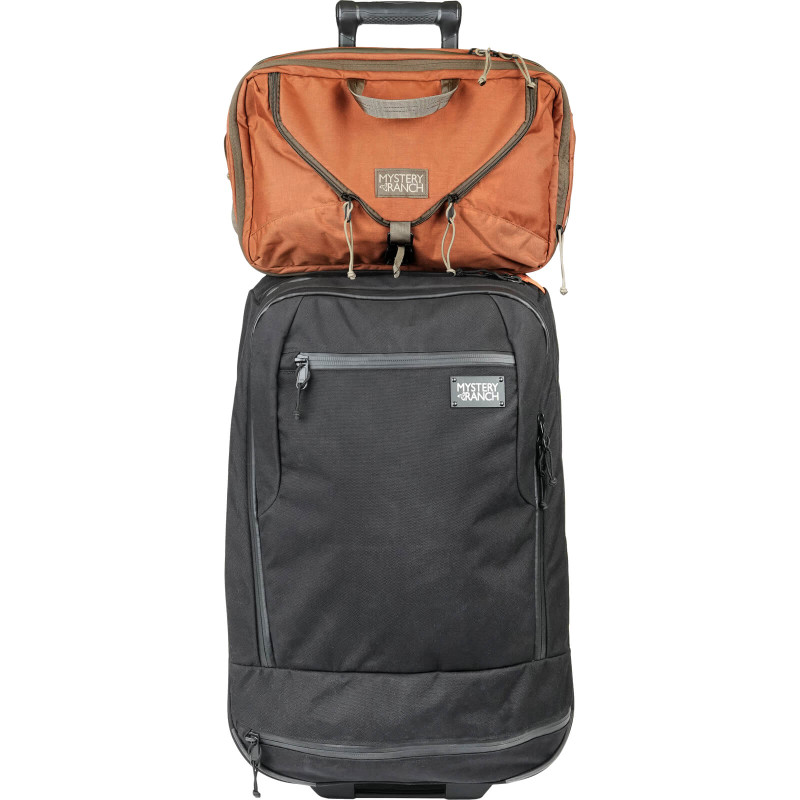 3 Way 18 Expandable Briefcase - Tiger's Eye (With Wheelie, Head On)